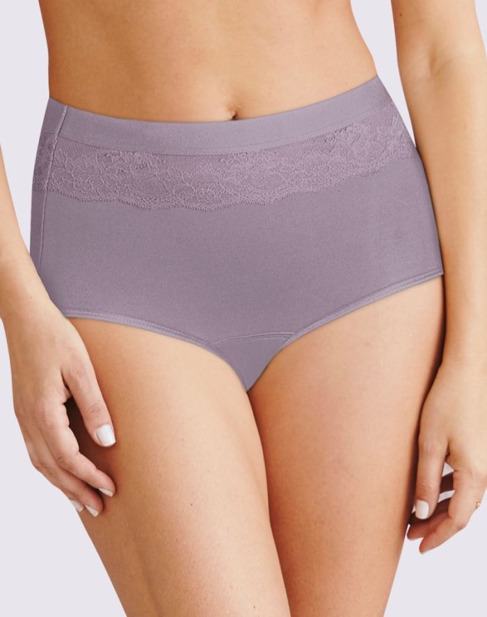 Beautifully Confident Light Leak & Period Protection Brief - Perfectly Purple