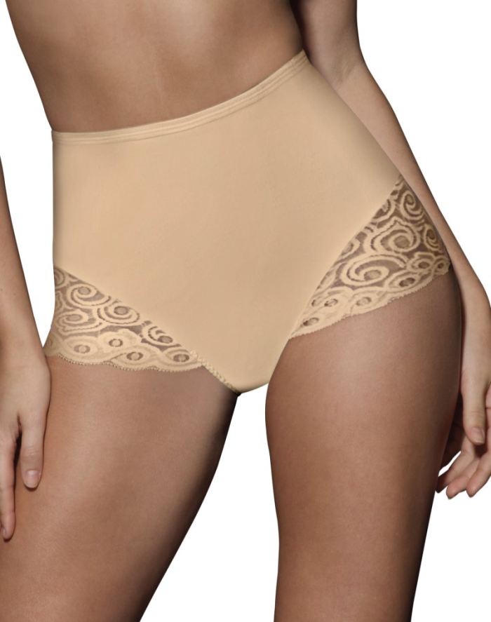 Shaping Brief with Lace 2-Pack - Nude