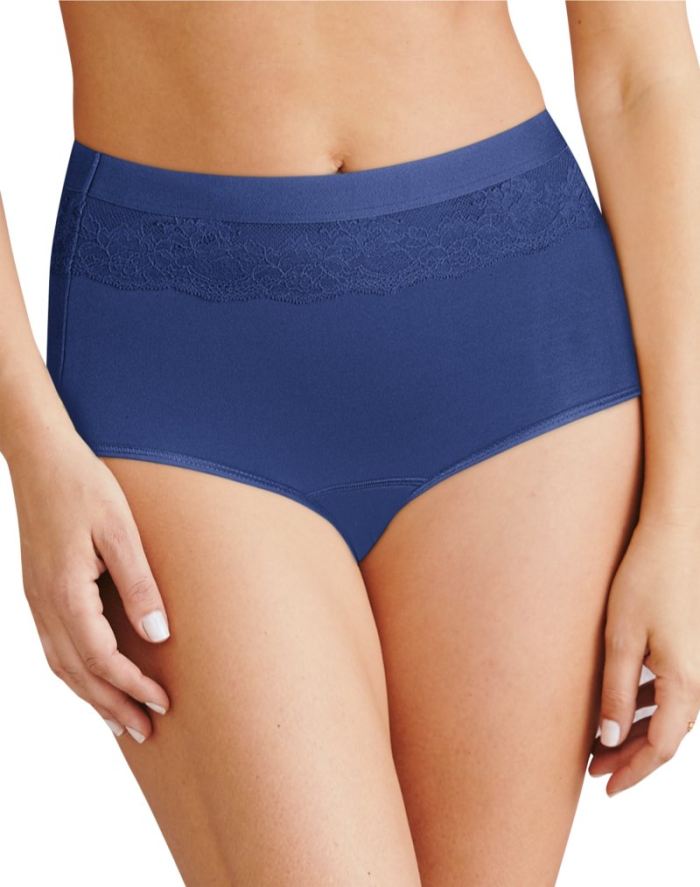 Beautifully Confident Light Leak & Period Protection Brief - In The Navy